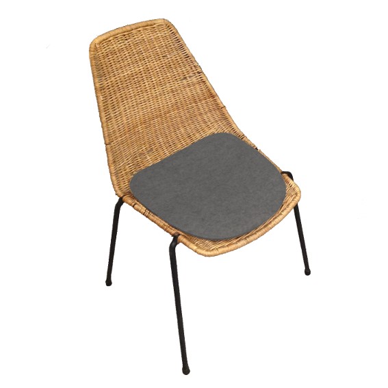 Sitzauflage Basket Chair Legler Filzauflage