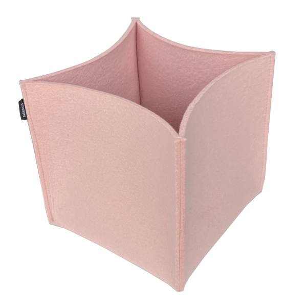 Filzkorb 25x25x25cm Pastellrosa Parkhaus Berlin