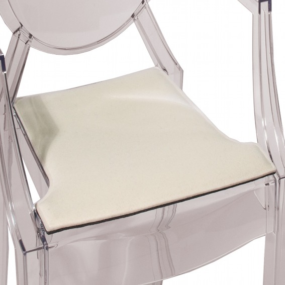 NUR Rückenkissen für Louis Ghost Stuhl. Ohne Sitzkissen -  Österreich